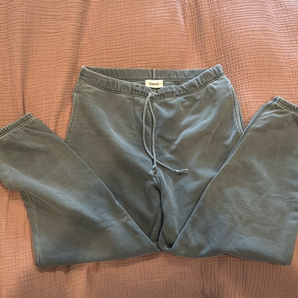 Elwood Sweatpants Blue Large